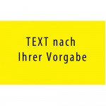 ! Beschriftung selbst wählbar ! Hinweisschild aus PVC ca,100x80mm mit Alustab 15x300x2mm, Farbe wählbar**